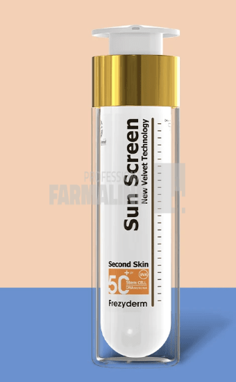 sun screen color velvet spf 50+ 50ml Frezyderm Sun Screen Crema fata protectie solara SPF50 50 ml