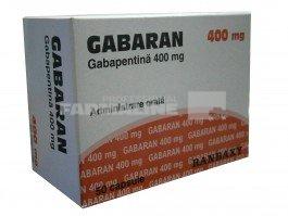 GABARAN 400 mg x 50 CAPS. 400mg RANBAXY UK LTD. - TERAPIA
