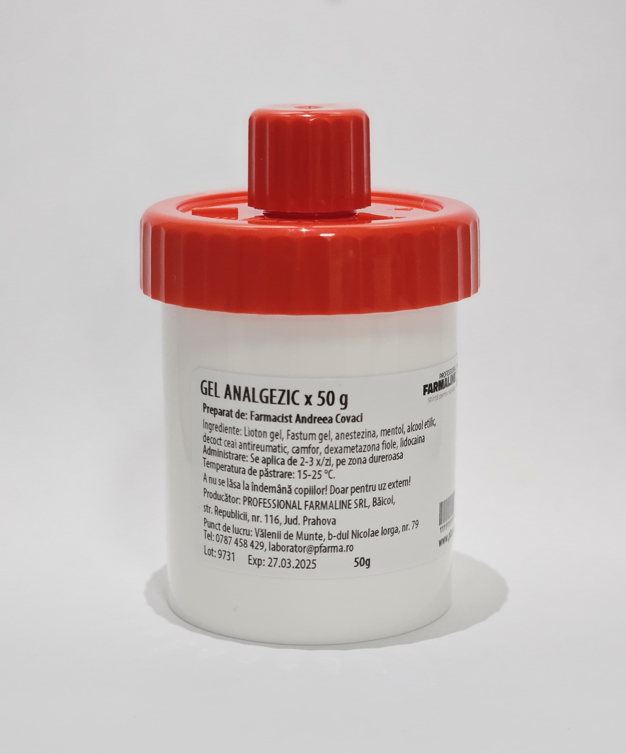 Gel analgezic 50 g