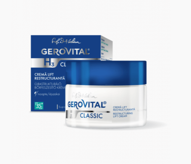 Gerovital H3 Classic Crema lift restructuranta de noapte 50 ml