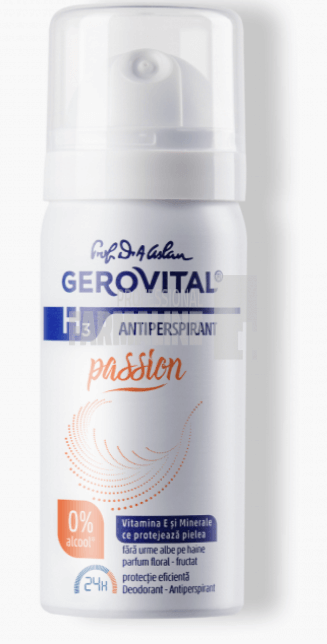Gerovital H3 Passion Deodorant spray 40 ml