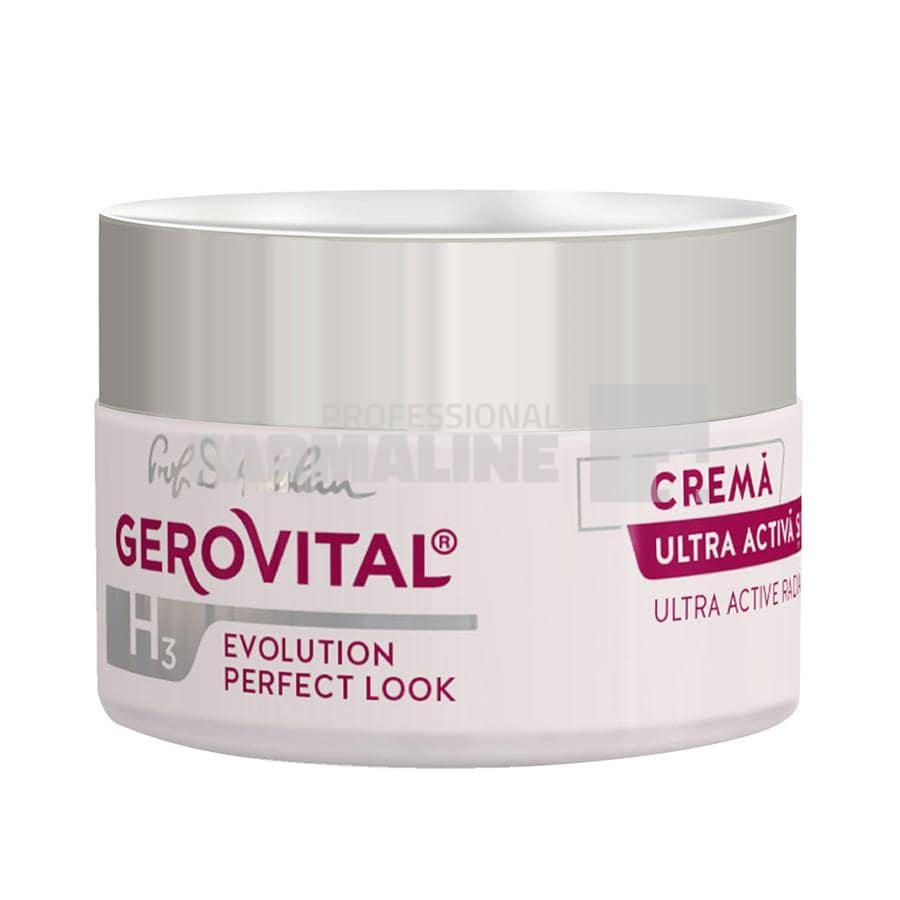 Gerovital H3 Evolution Perfect Look Crema ultra activa si luminozitate ten normal-mixt 50 ml