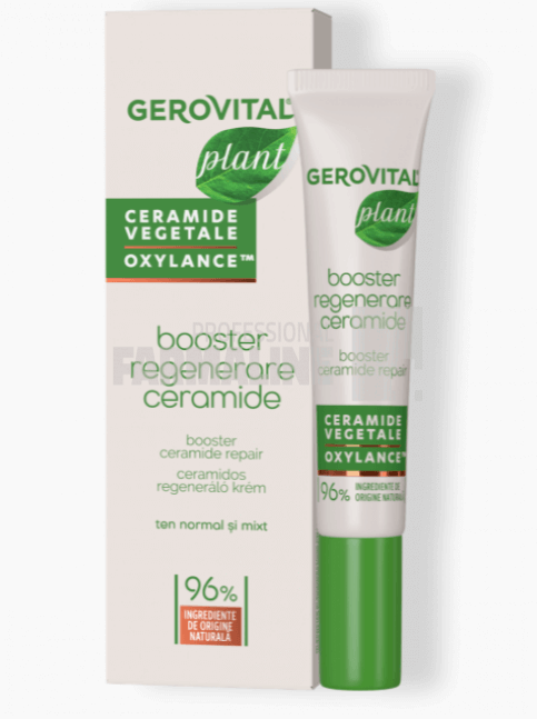Gerovital Plant Booster regenerare cu ceramide vegetale/oxylance ten normal/mixt 15 ml