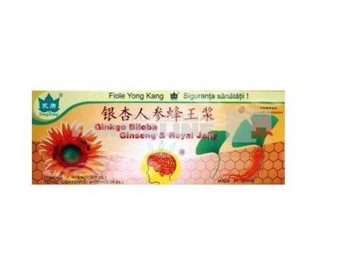 Ginseng si Royal Jelly 10 fiole