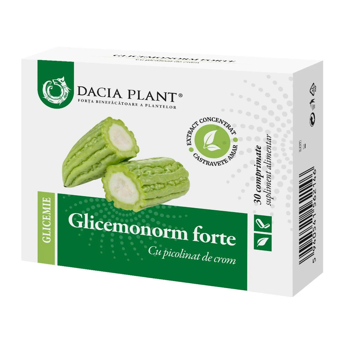 Gliceronorm Forte  30 compr .Dacia Plant