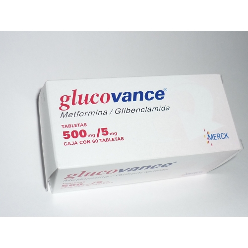 GLUCOVANCE 500 mg/5 mg x 60 COMPR. FILM. 500mg/5mg MERCK SANTE