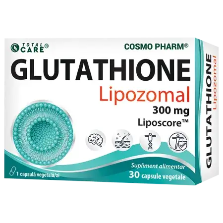 Glutathion lipozomal 300mg X 30 cps. Cosmo Pharm