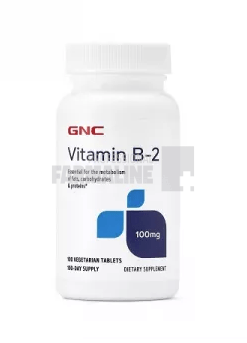 GNC Vitamina B - 2 100 tablete
