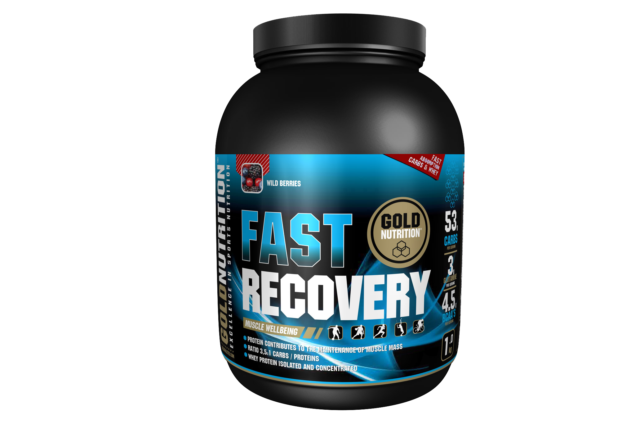 Gold Nutrition Fast Recovery fructe de padure 1000 g