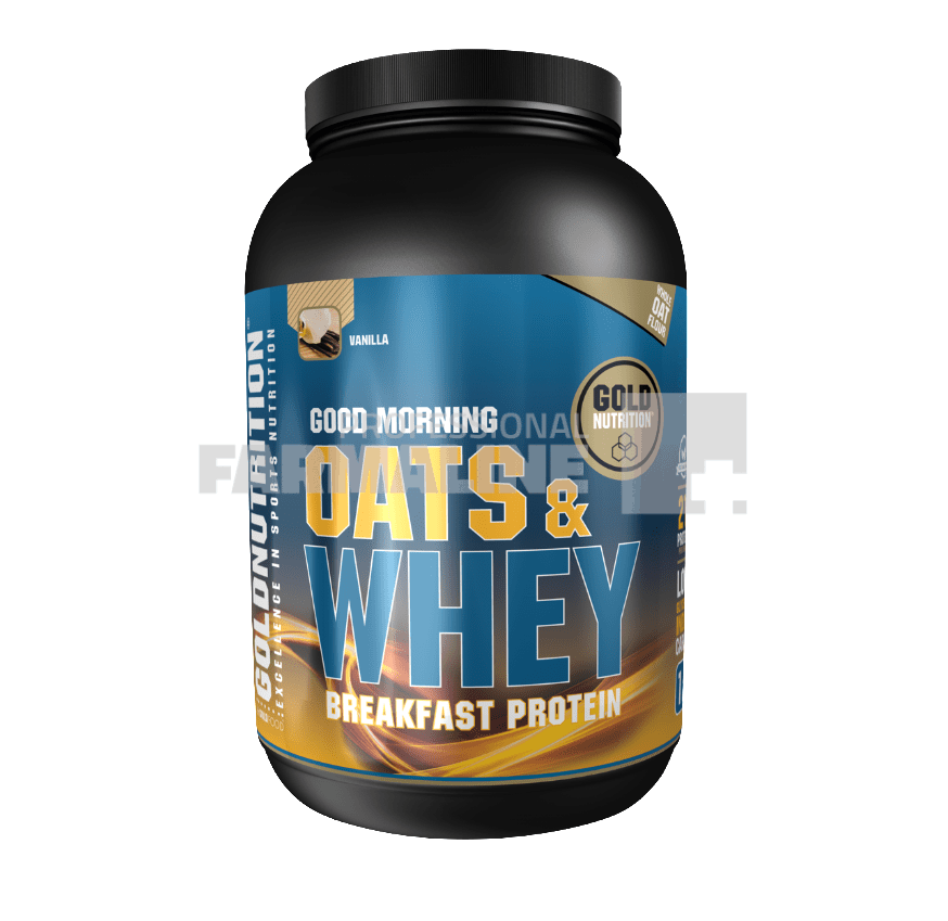 Gold Nutrition Oats & Whey Protein vanilie 1 kg