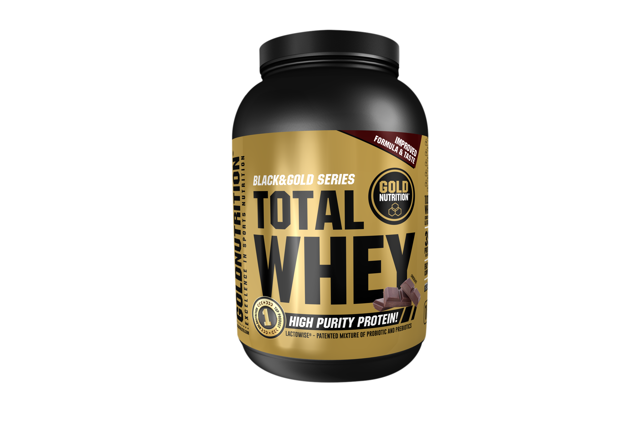 Gold Nutrition Total Whey protein ciocolata 1000 g