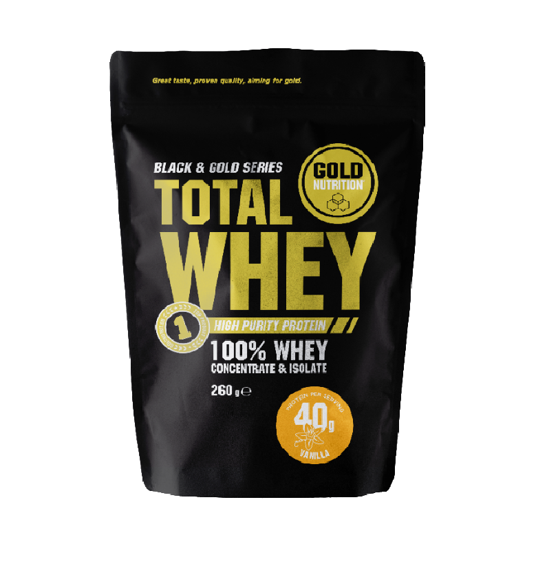 Gold Nutrition Total Whey vanilie 260 gr