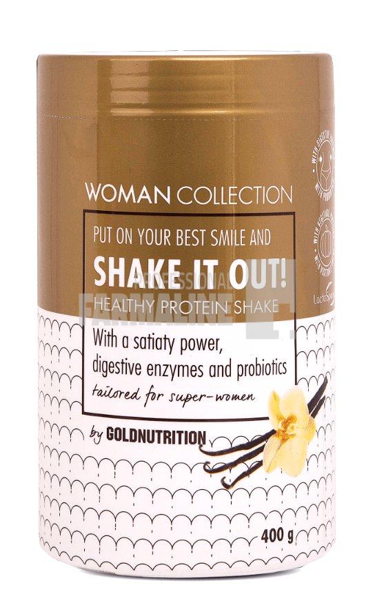Gold Nutrition Woman Collection Shake It Out - pudra proteica vanilie 400 g
