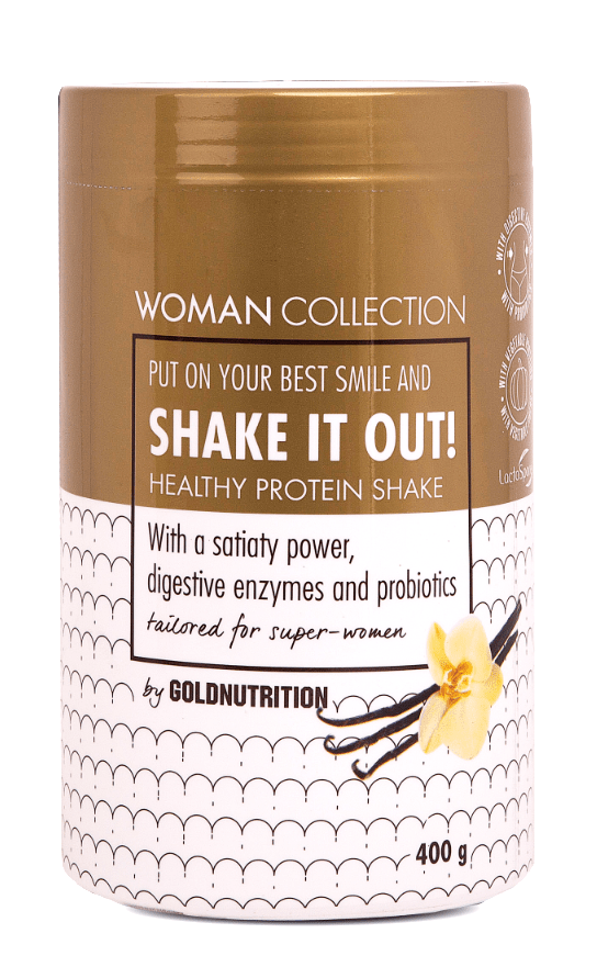 Gold Nutrition Woman Collection Shake It Out - pudra proteica vanilie 400 g