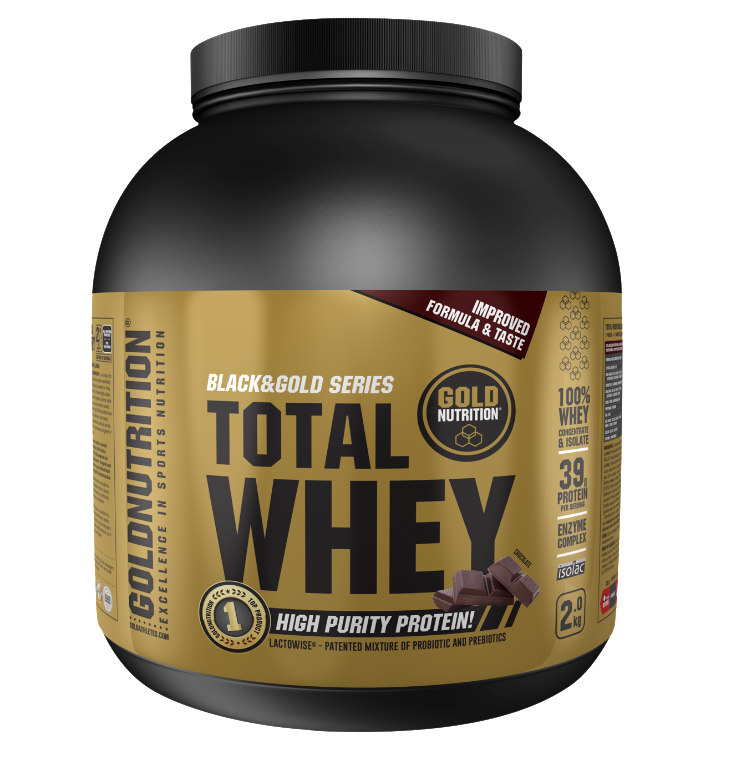 Gold Nutrition Total Whey Protein Ciocolata 2000 g