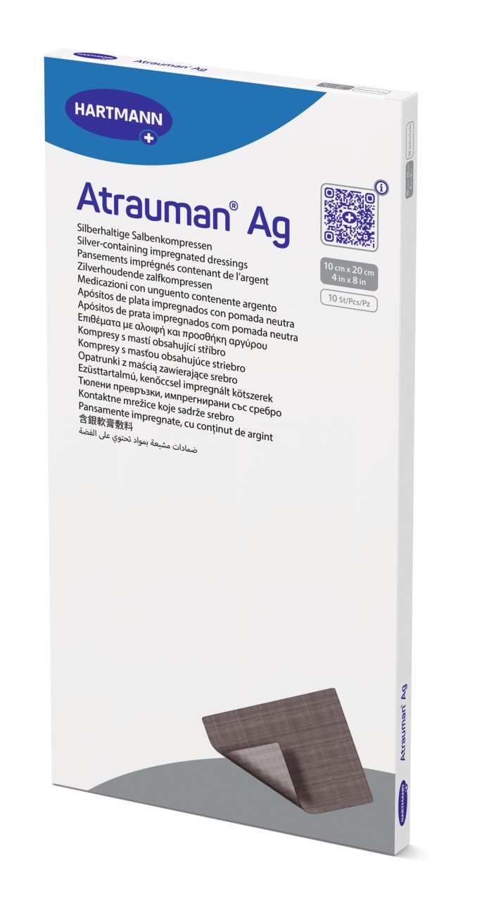 cicatridina unguent Hartmann Atrauman AG Pansament 10 cm x 20 cm 10 bucati
