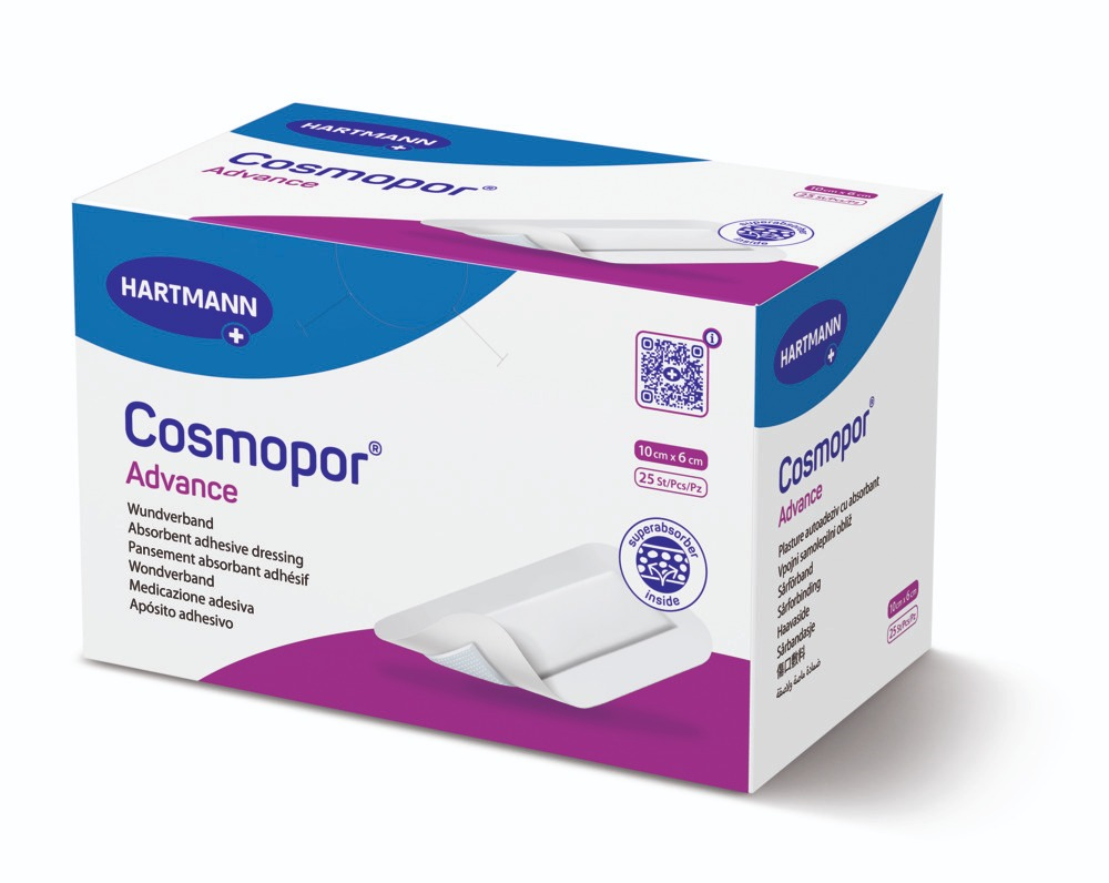 Hartmann Cosmopor Advance Plasture 10 cm x 6 cm 25 bucati