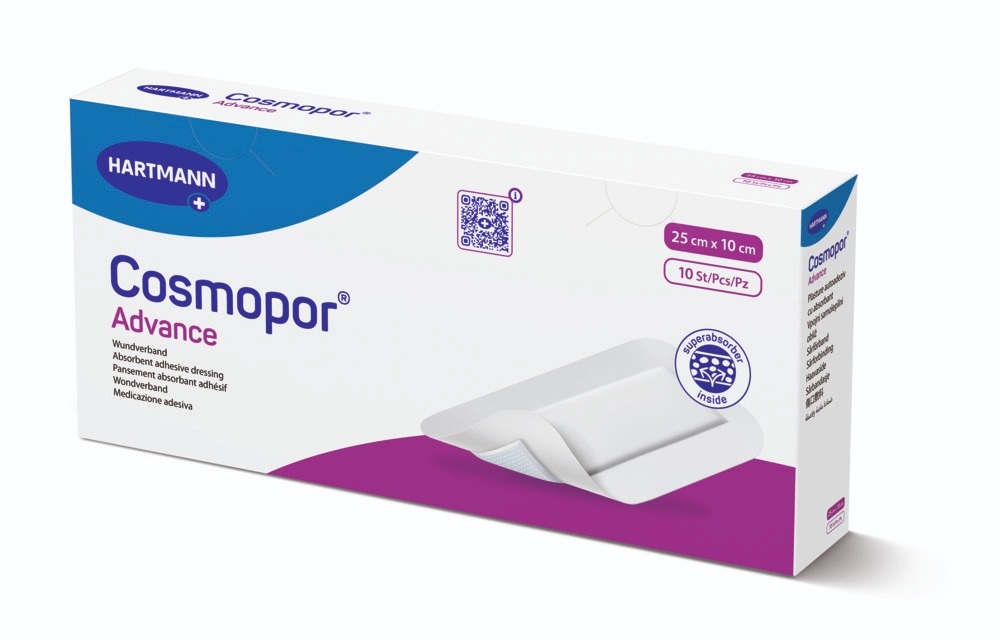 Hartmann Cosmopor Advance Plasture 25 cm x 10 cm 10 bucati