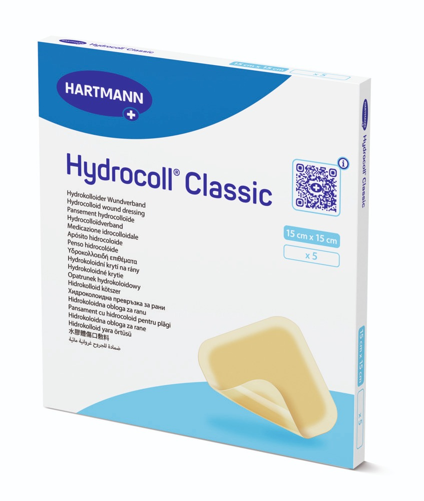 Hartmann Hydrocoll Pansament cu hidrocoloid 15 cm x 15 cm 5 bucati