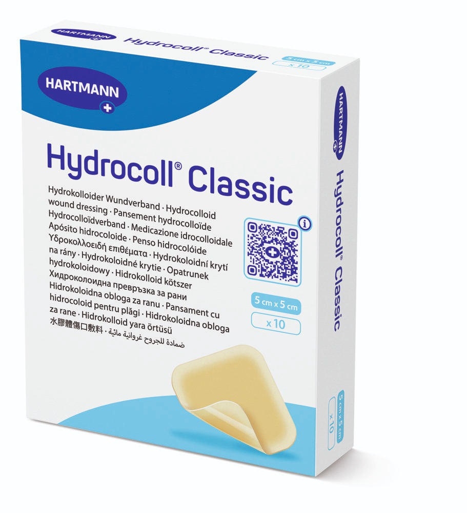 Hartmann Hydrocoll Pansament cu hidrocoloid 5 cm x 5 cm 10 bucati