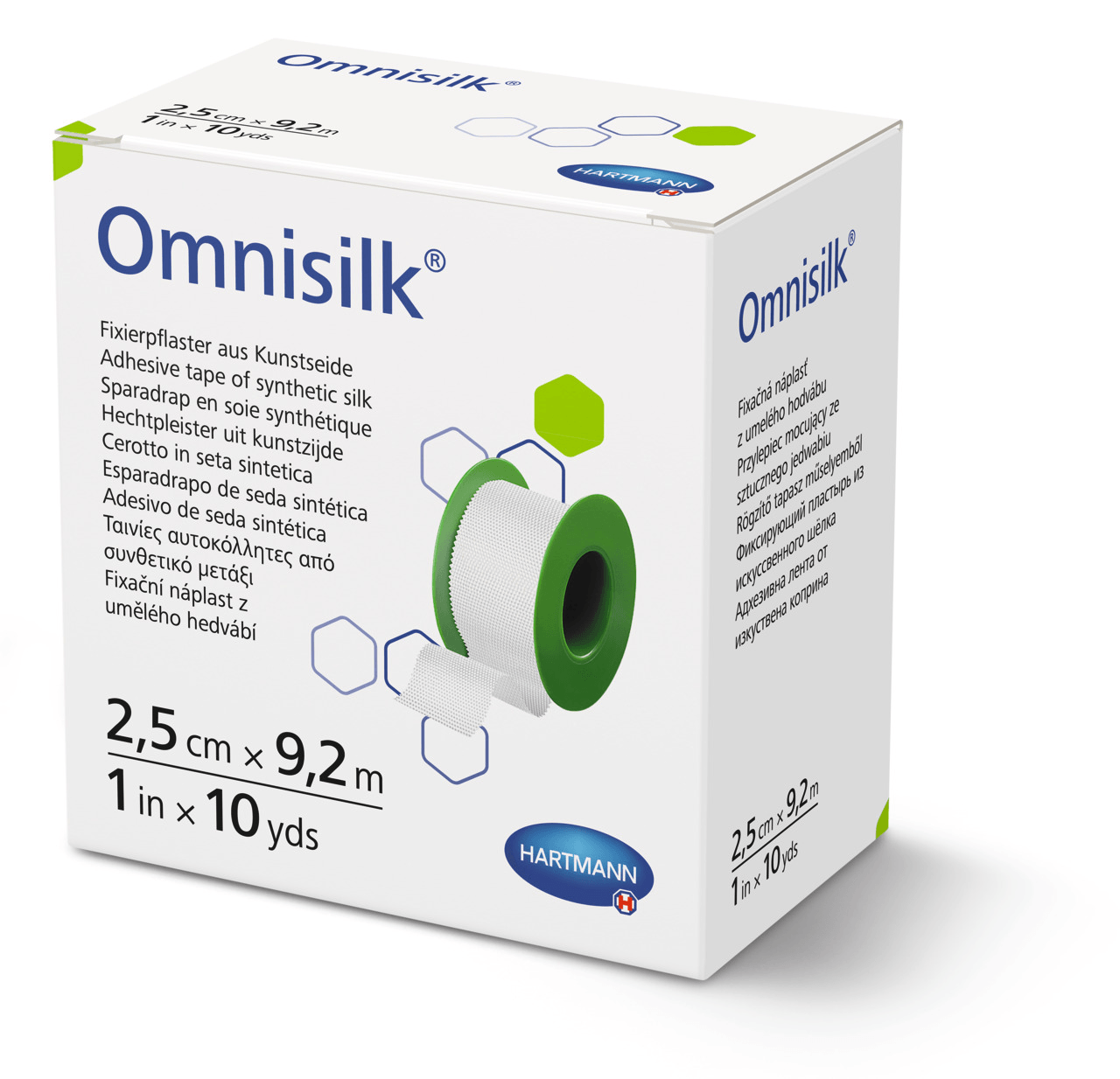Hartmann Omnisilk 2,5cm x 9,2m