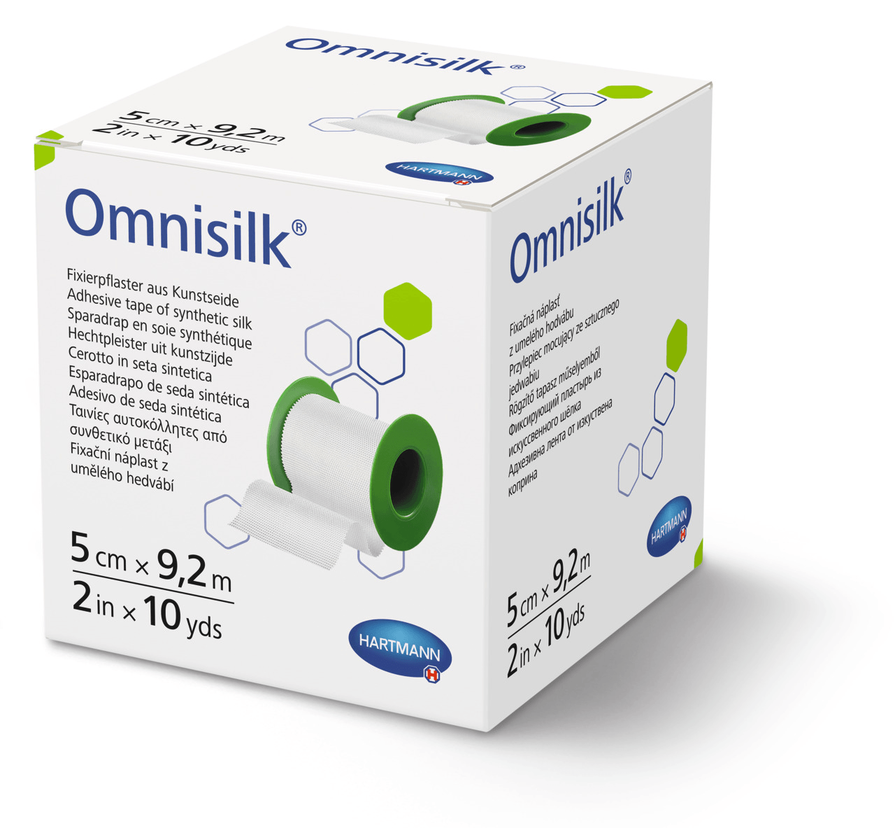 Hartmann Omnisilk hospital matase 5 cm X 9,2 m