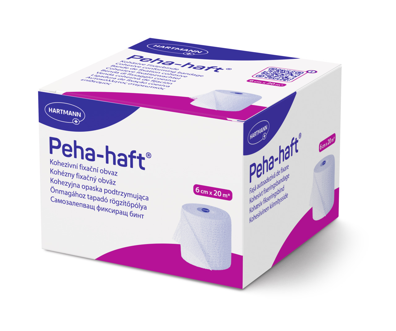Hartmann Peha-Haft Bandaj Fixare autoadeziv 6cm x 20m
