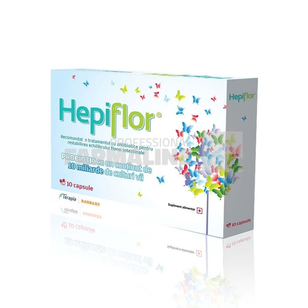 hepiflor se ia inainte sau dupa antibiotic Hepiflor 10 capsule