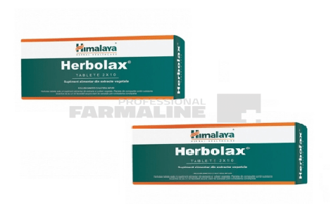 Herbolax 20 capsule Oferta 1 + 1 Inclus in pret