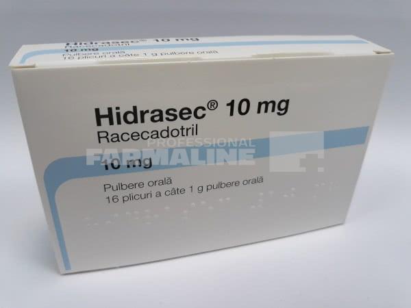 HIDRASEC 10 mg X 16