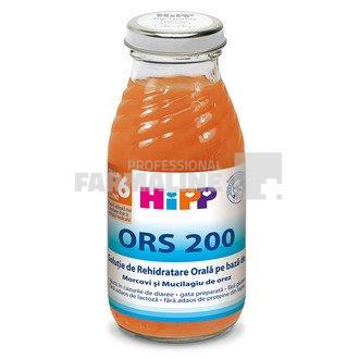 Hipp ORS 200 Bautura de rehidratare cu Morcovi si Mucilagiu de Orez 200 ml