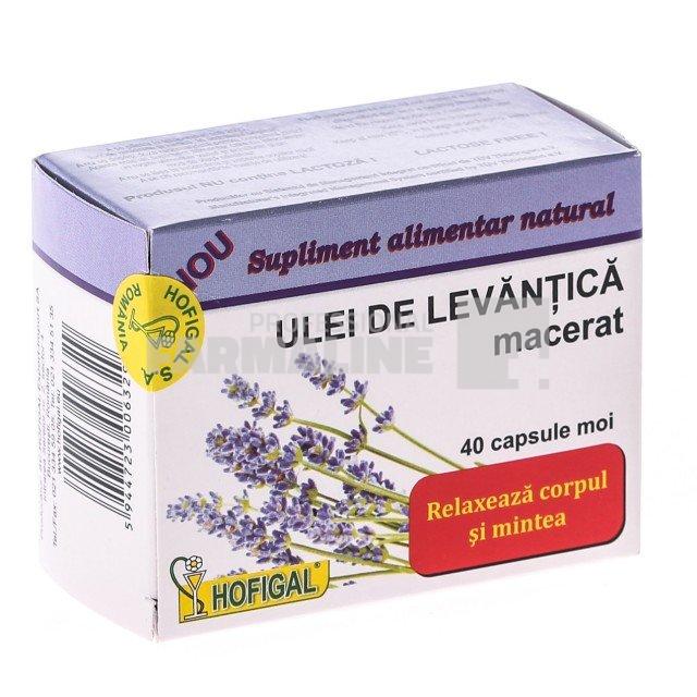 Hofigal Ulei de Levantica 40 capsule