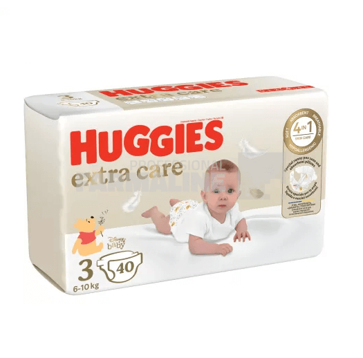 Huggies Extra Care nr. 3 (6 - 10 kg) 40 bucati