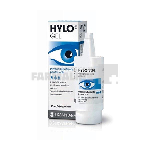 Hylo - Gel picaturi lubrifiante 10 ml