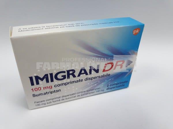 Imigran DR 100 mg 2 comprimate
