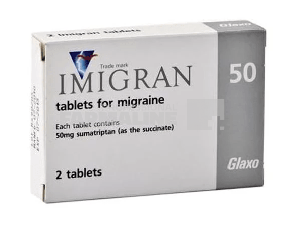 Imigran DR 50 mg 2 comprimate