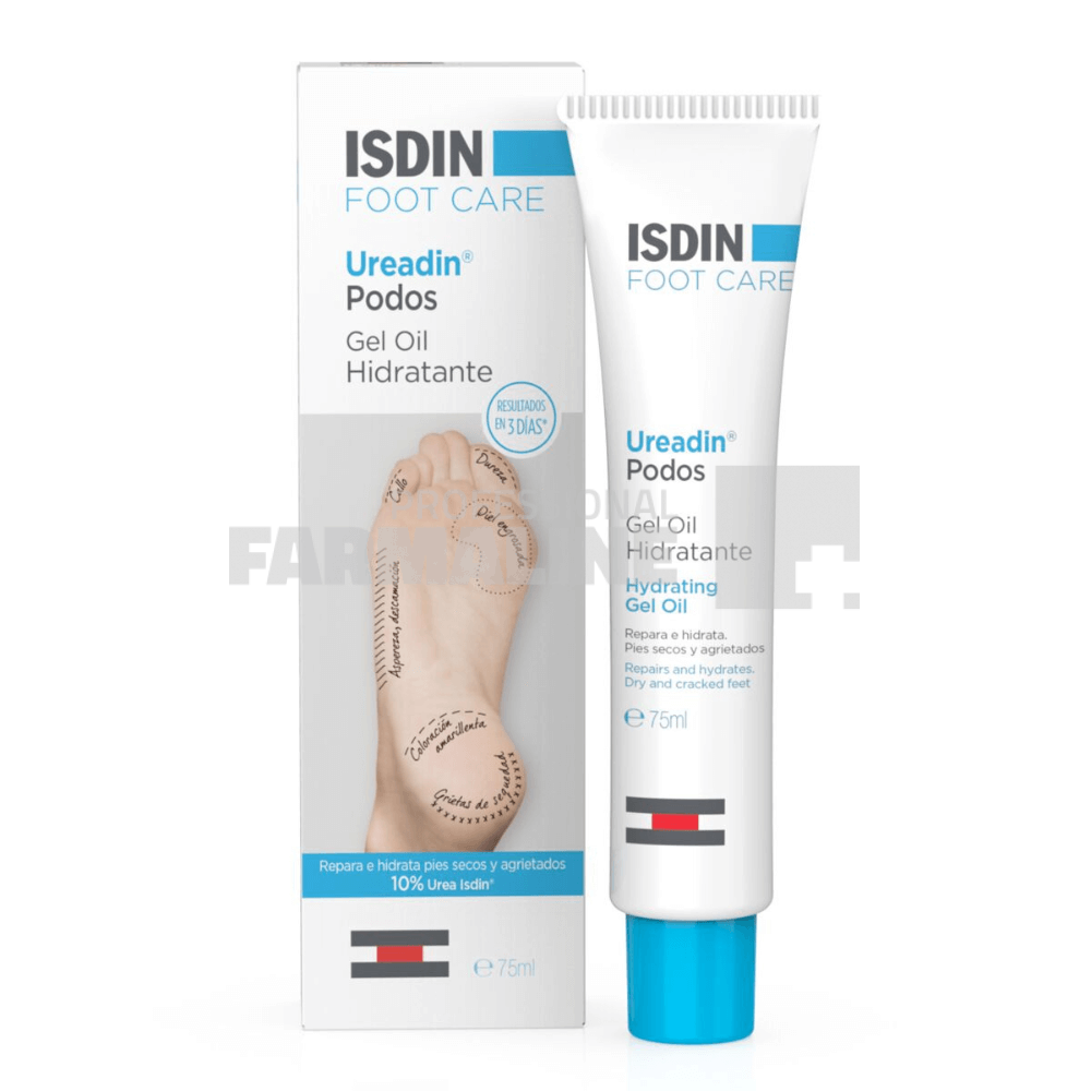 Isdin Ureadin Podos Gel-ulei hidratant pentru picioare 75 ml