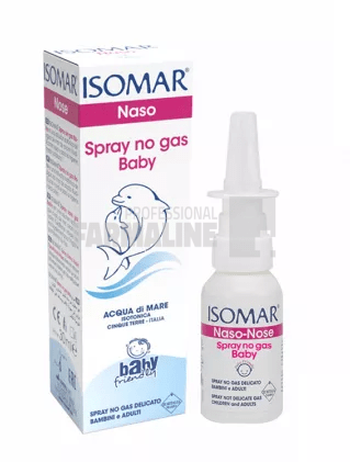 Isomar spray nazal fara gaz cu apa de mare izotonica 30 ml