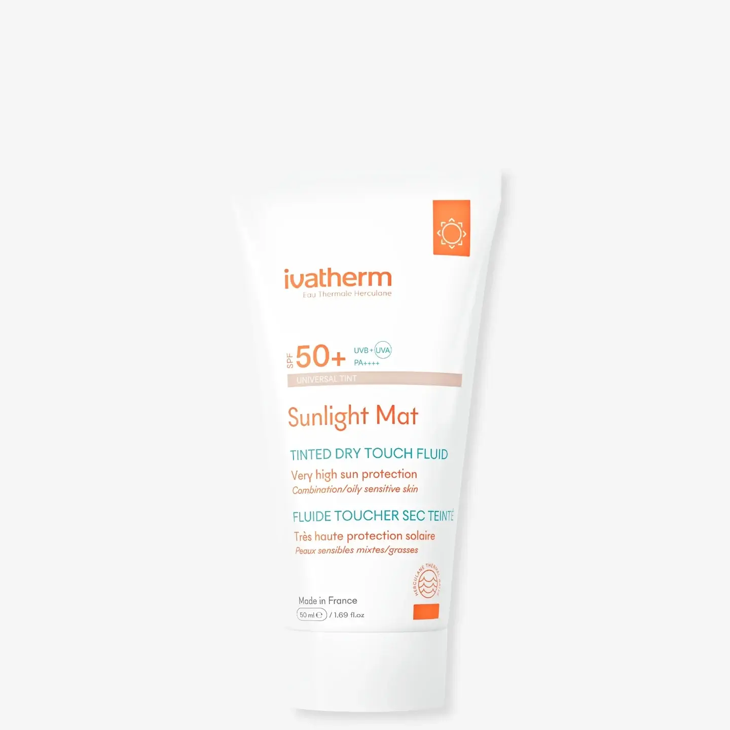 Ivatherm Sunlight mat Tinted dry touch crema colorata SPF50+ 50ml
