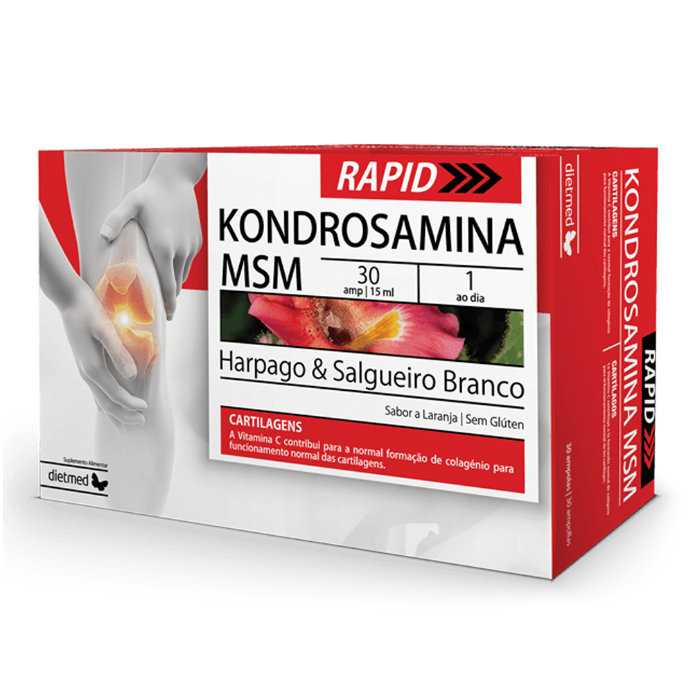 Kondrosamina MSM Rapid 30 fiole buvabile x 15 ml