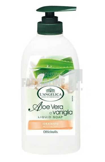 L\' ANGELICA Officinalis Sapun lichid cu extract de aloe vera vanilie 300 ml