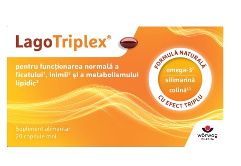 Ultima Bucata Lagotriplex  20 caps. moi Worwag - Rapid Hipertensiune arteriala si probleme ale inimii pfarma.ro