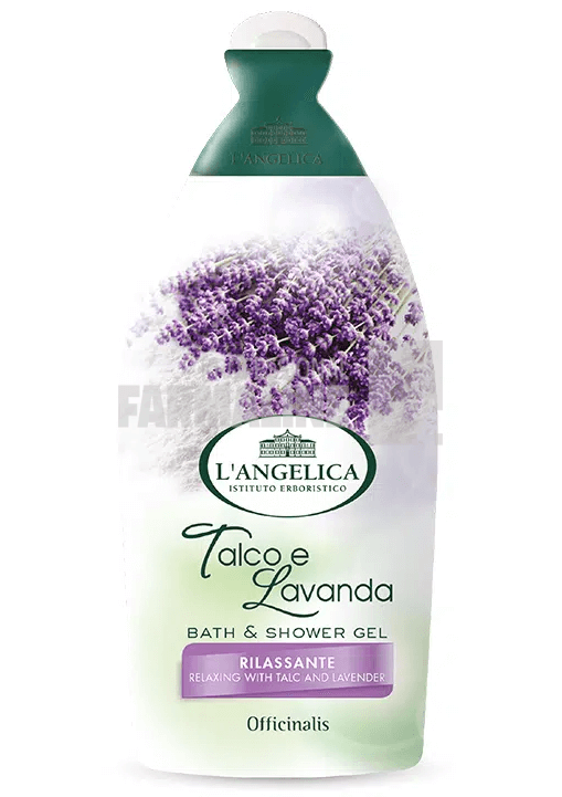 L’ Angelica Officinalis Gel de dus relaxant cu lavanda si talc 500 ml Coswell
