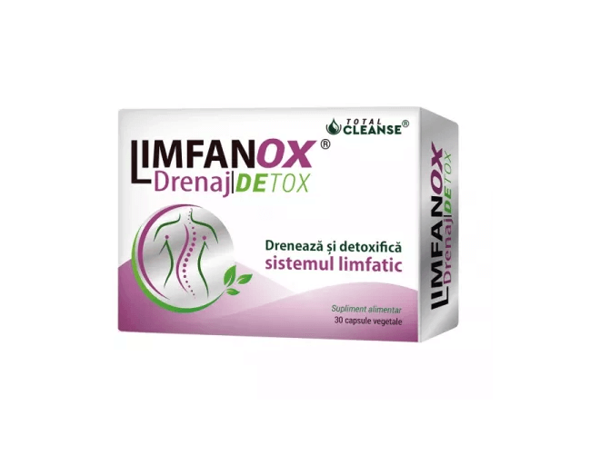 Limfanox Drenaj Detox Total Cleanse 30 capsule