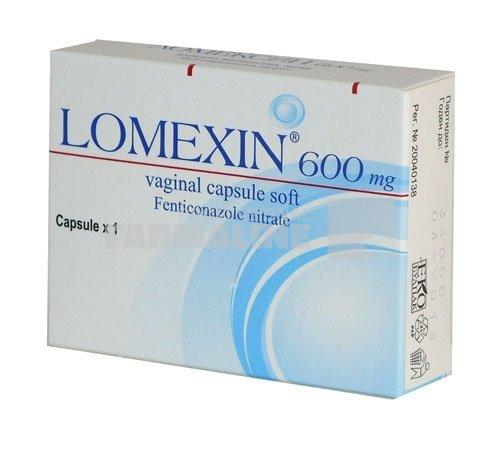 LOMEXIN 600 mg x 1 CAPS. MOI VAG. 600mg RECORDATI SPA
