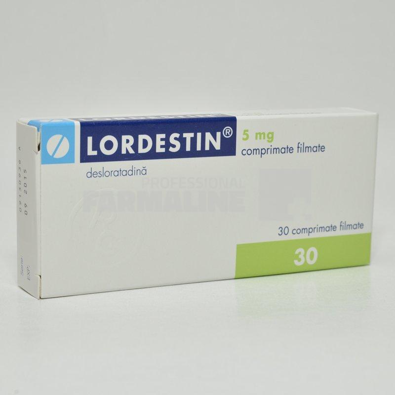 LORDESTIN 5 mg x 30 COMPR. FILM. 5mg GEDEON RICHTER ROMAN
