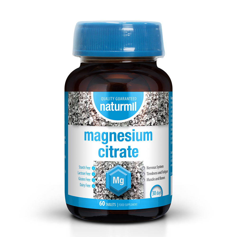 Magnesium Citrate 200 mg  60 comprimate