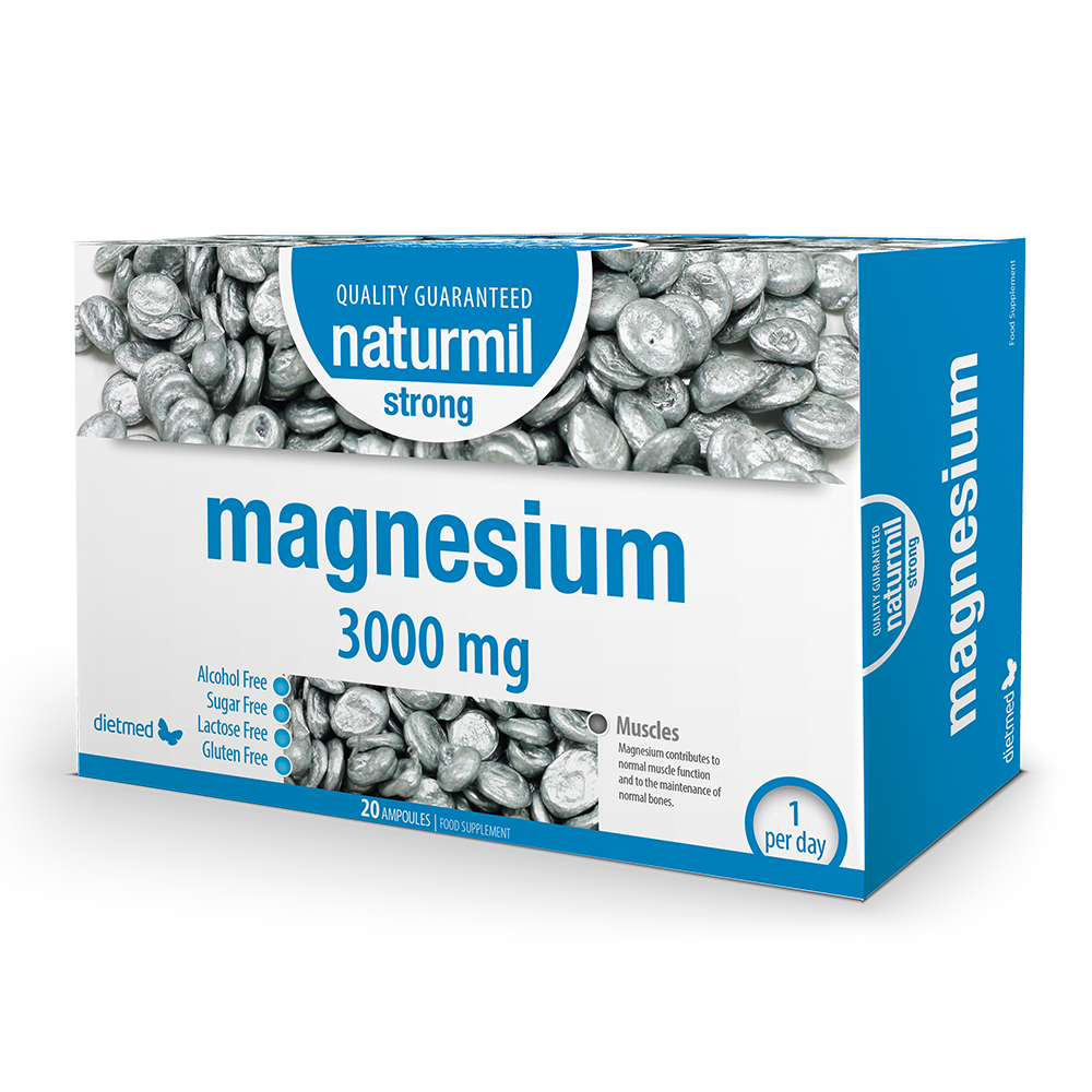 Magnesium Strong 3000 mg 20 fiole x 15 ml