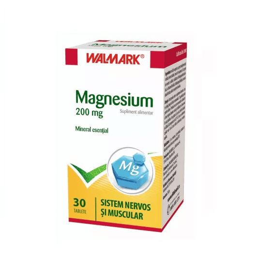 Magneziu 200 mg 30 tablete