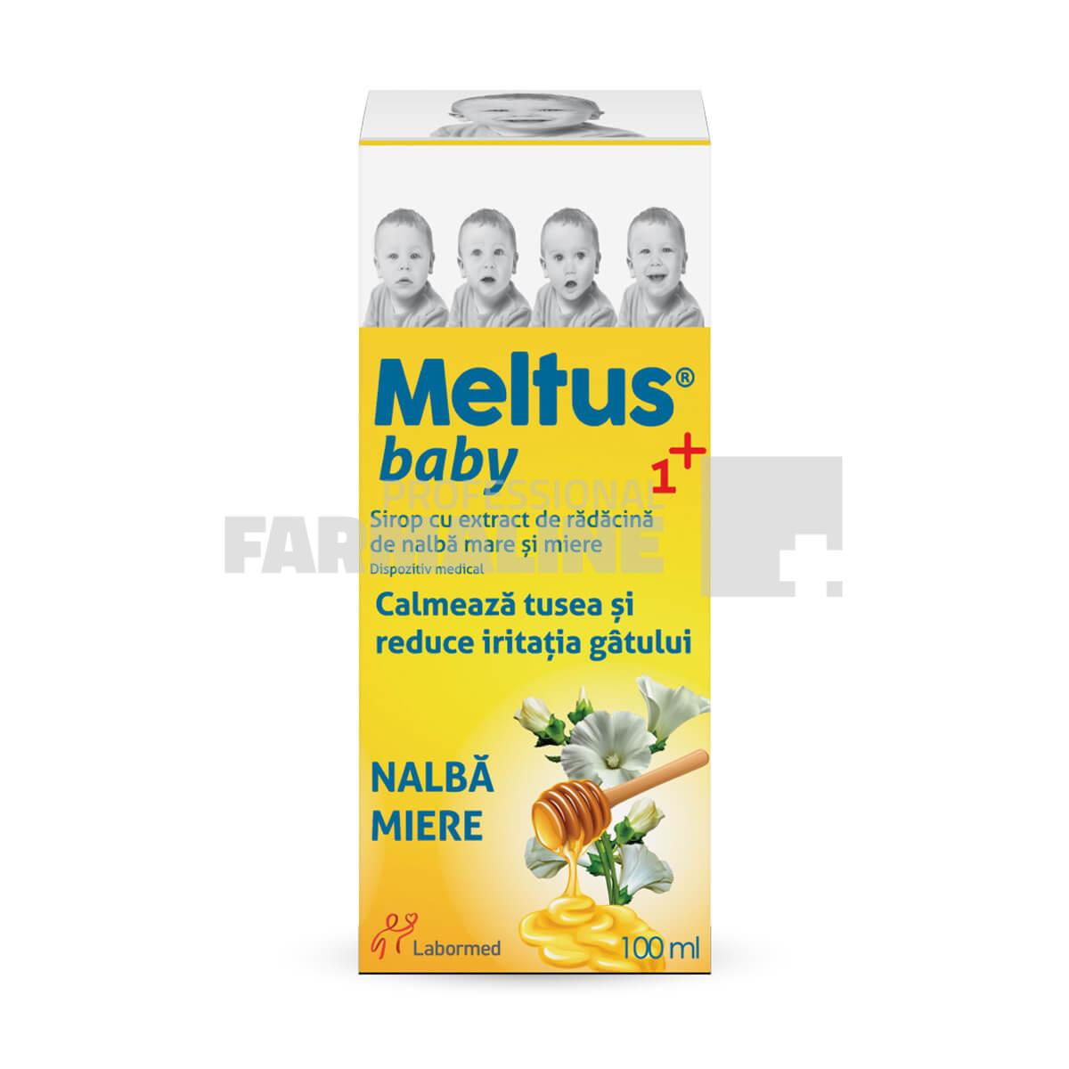 Meltus Baby 1+ sirop nalba si miere 100 ml